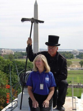 Milwaukee chimney sweeps clean White House chimneys.