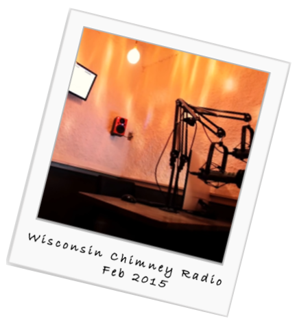 Radio recording booth for Wisconsin Chimney