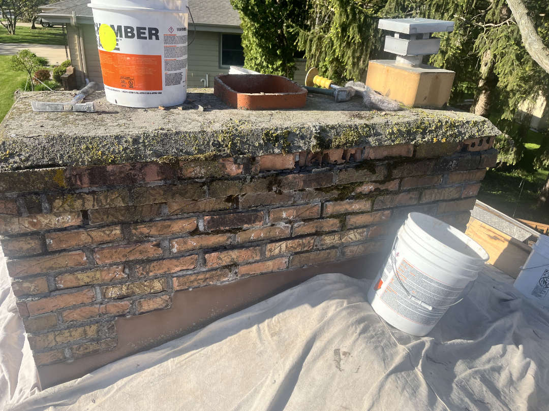 Deteriorated Chimney