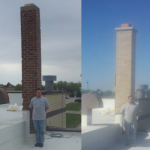 New Berlin Chimney Repair (before & after)